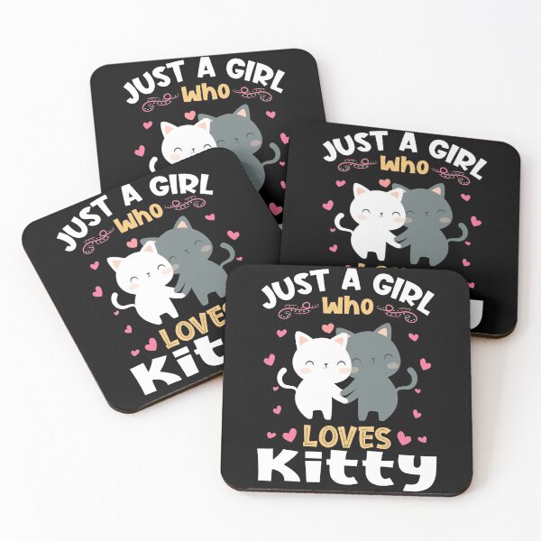 Item preview, Just a Girl who loves Kitty Cat designed and sold by Hananiah Merch.