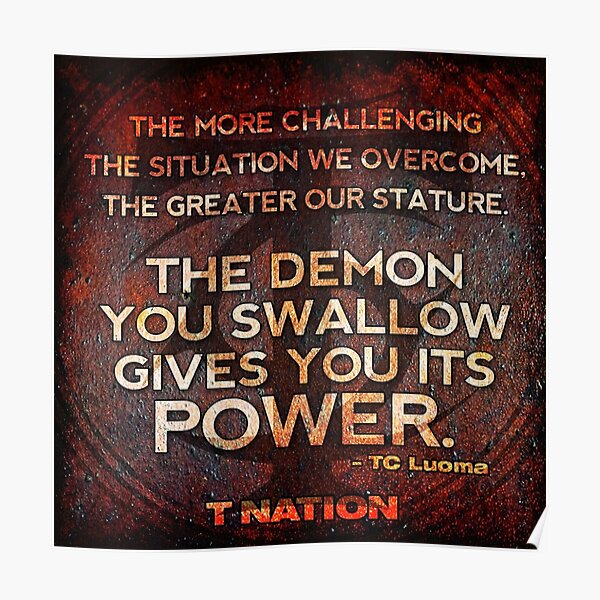 Motivation Determination Work Arni Motivation Inspiration Quote Poster Gym Fit