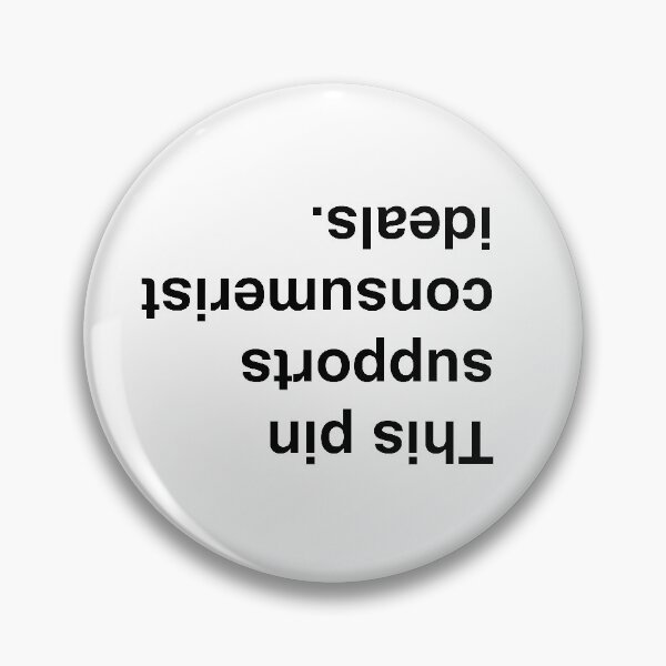 Item preview, consumerist ideals designed and sold by underground notes.
