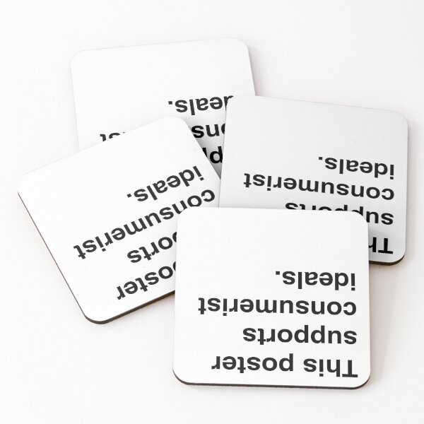 Item preview, consumerist ideals designed and sold by underground notes.