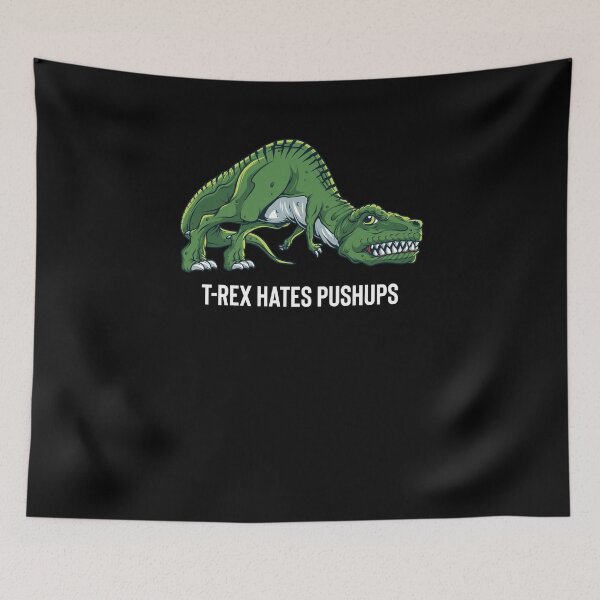 Item preview, T-Rex Hates Push Ups designed and sold by Meliafroggy.