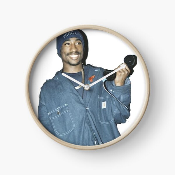 Tupac simple photo Clock