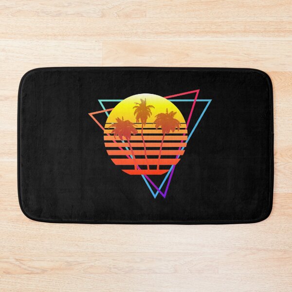 Item preview, Synthwave Sun (with palm trees and triangles) designed and sold by Gaia Dream Creation.
