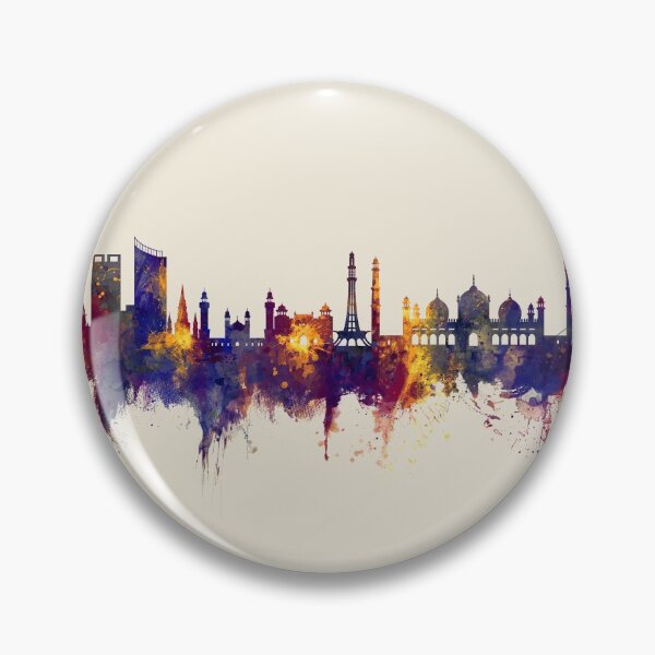Artikelvorschau, Lahore Pakistan Skyline entworfen und verkauft von ArtPrints.