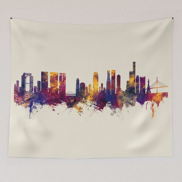 Item preview, Osaka Japan Skyline designed and sold by ArtPrints.