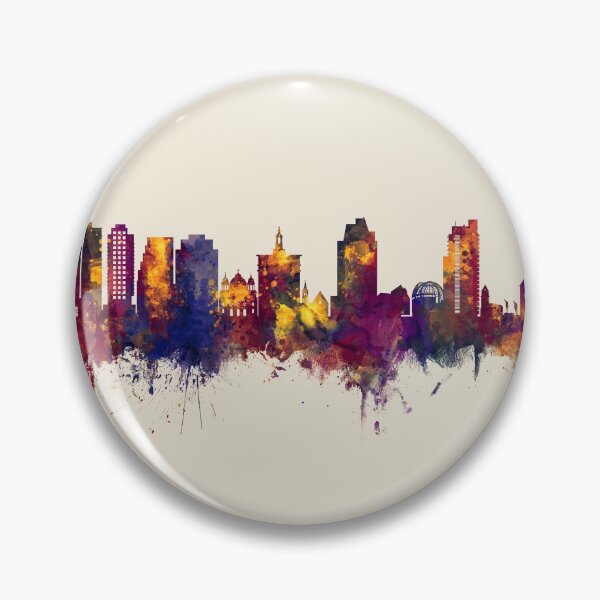 Artikelvorschau, San Jose California Skyline entworfen und verkauft von ArtPrints.