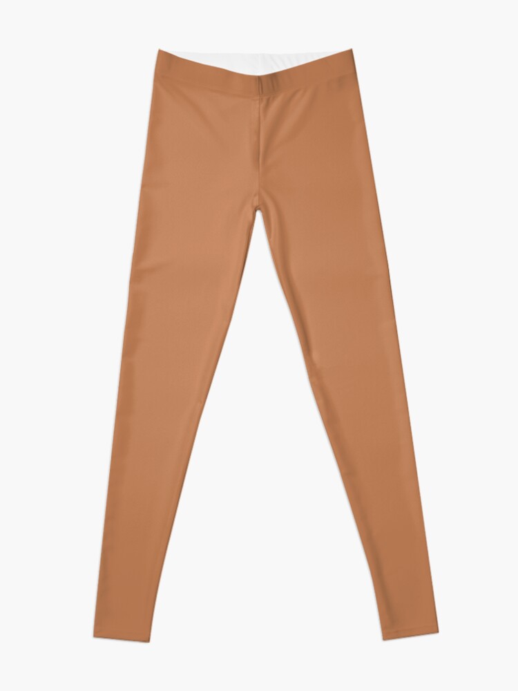 Light Brown Tanned Skin Tone Solid Color Leggings for Sale by