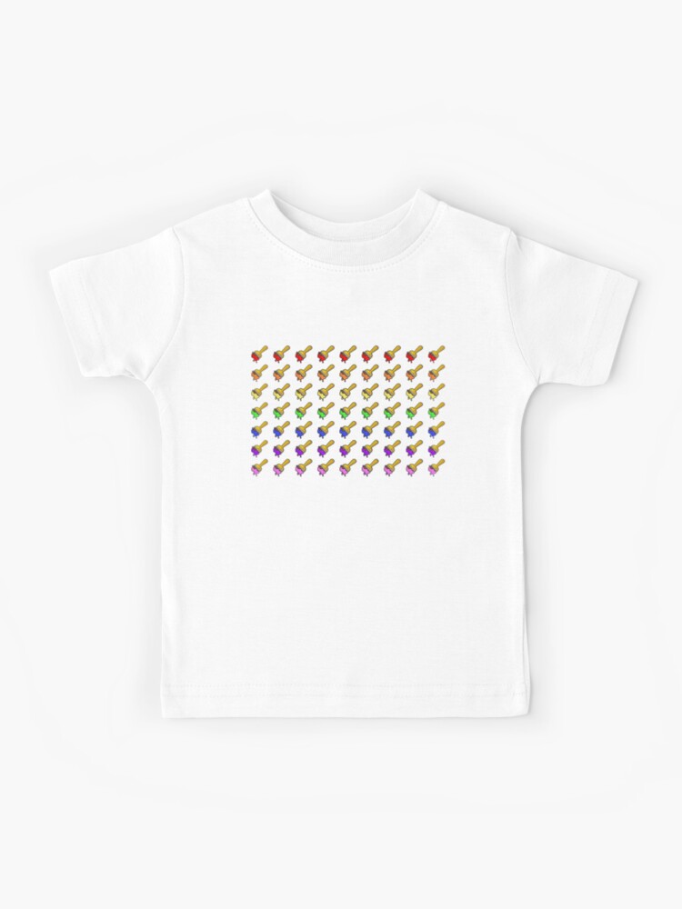 Neopets Rainbow Paintbrushes  Kids T-Shirt for Sale by AliceAlpaca6