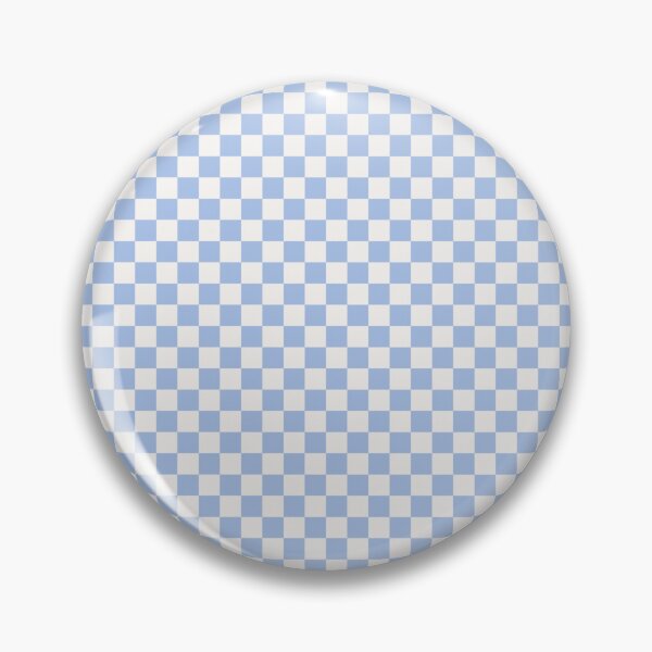 Item preview, Sky Chess | Plaid Pattern - Matt Dull Blue and White designed and sold by Dator-Abstracts.