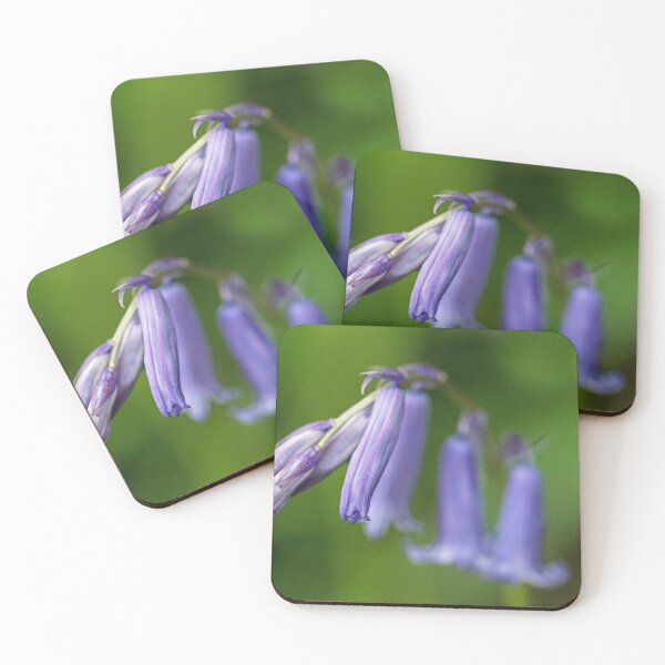 Item preview, Bluebells at Coed Cefn Wood Crockhowell Powys. The background is a blurred green to emphasise the blue of the bluebells.  designed and sold by Cameranick.