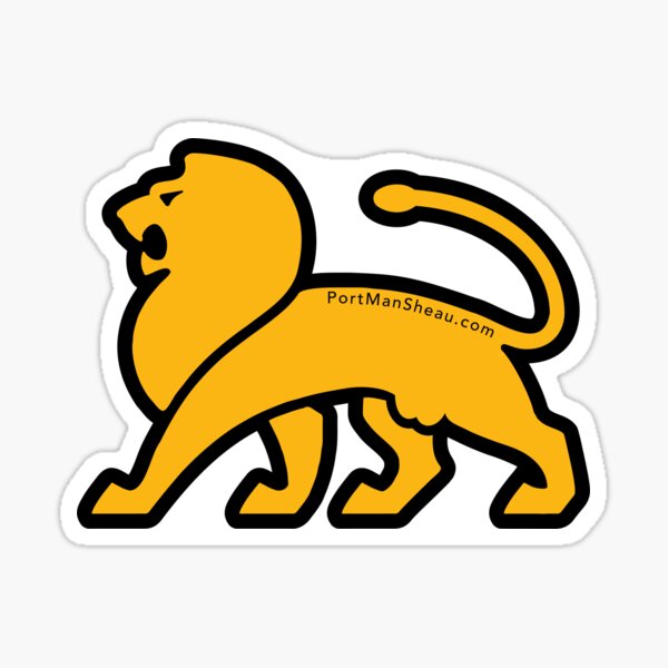 PortManSheau Lion Sticker