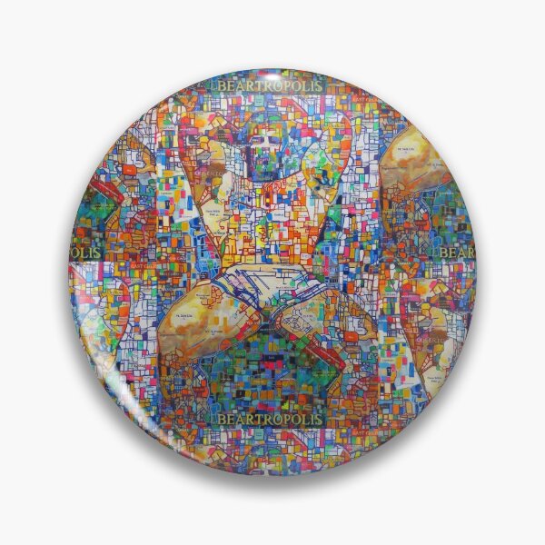 Item preview, Fantasy City of Beartropolis - Aerial Flyover Man Art Map designed and sold by RDRiccoboni.