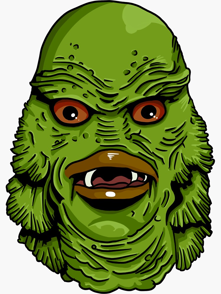 "Gillman " Sticker for Sale by ScruffyNick Redbubble