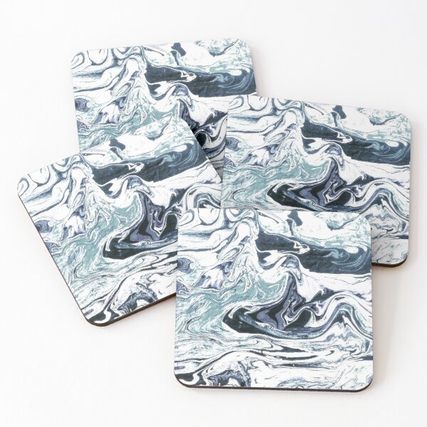 Item preview, Blue arctic waves designed and sold by FoveaDesigns.