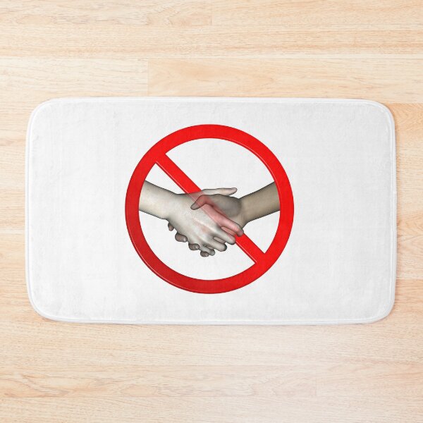 Item preview, No Hand Shaking Sign designed and sold by MarkUK97.