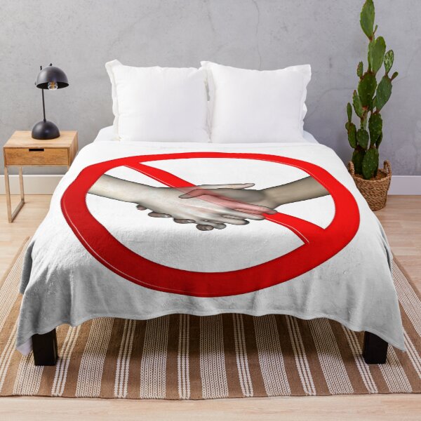 Item preview, No Hand Shaking Sign designed and sold by MarkUK97.