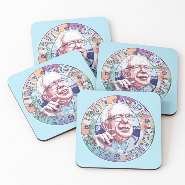 Item preview, Bernie Unity Hope Peace Change 2016 designed and sold by Buttonzup.