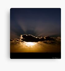 Sunrays Canvas Print