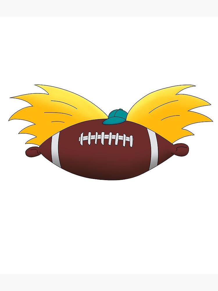 Nickelodeon Hey Arnold Football Head 100 Cotton Fabri - vrogue.co