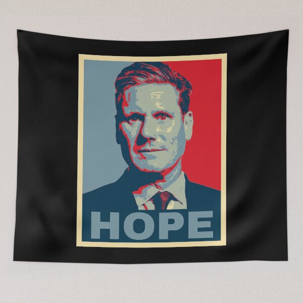 Item preview, Keir Starmer Hope Print designed and sold by fizfoz.
