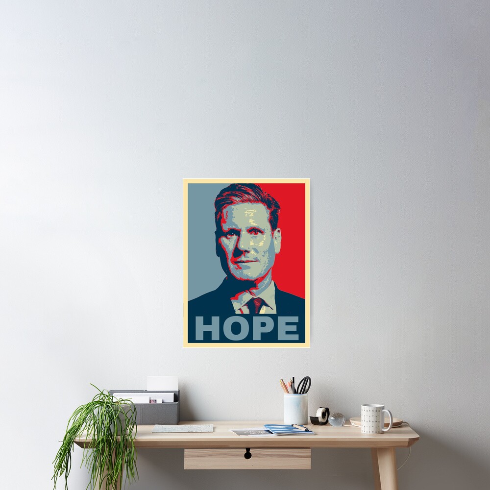 "Keir Starmer Hope Print" Poster For Sale By Fizfoz | Redbubble