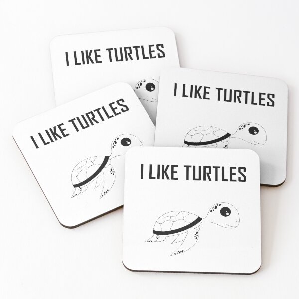 Item preview, I Like Sea Turtles Line Art designed and sold by FloWynn.