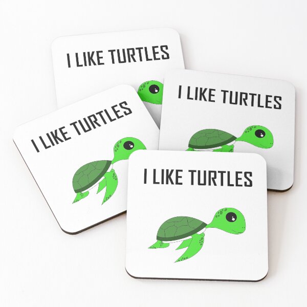 Item preview, Green I Like Sea Turtles designed and sold by FloWynn.