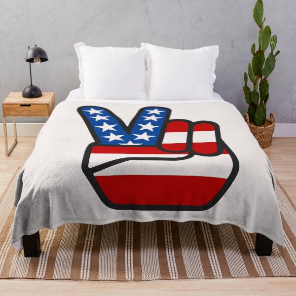 Item preview, Stars and Stripes Peace Sign designed and sold by Texterns.