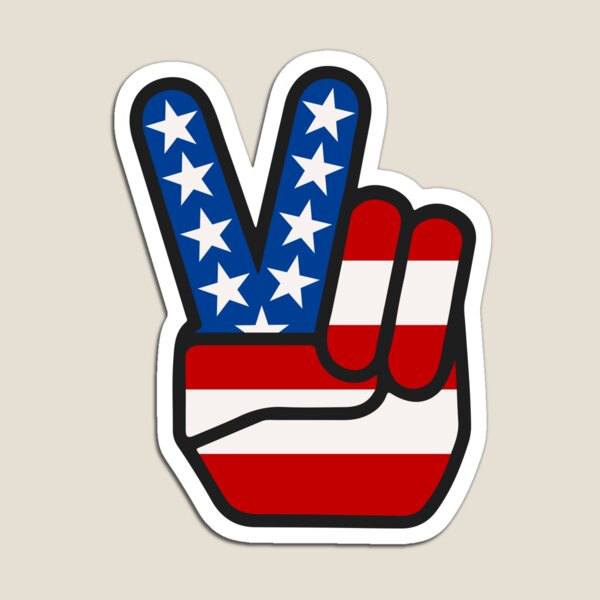 Item preview, Stars and Stripes Peace Sign designed and sold by Texterns.