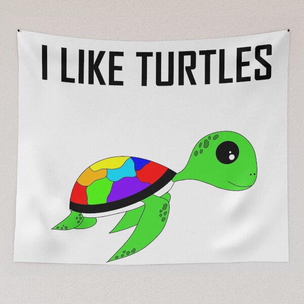 Item preview, Rainbow I Like Sea Turtles designed and sold by FloWynn.