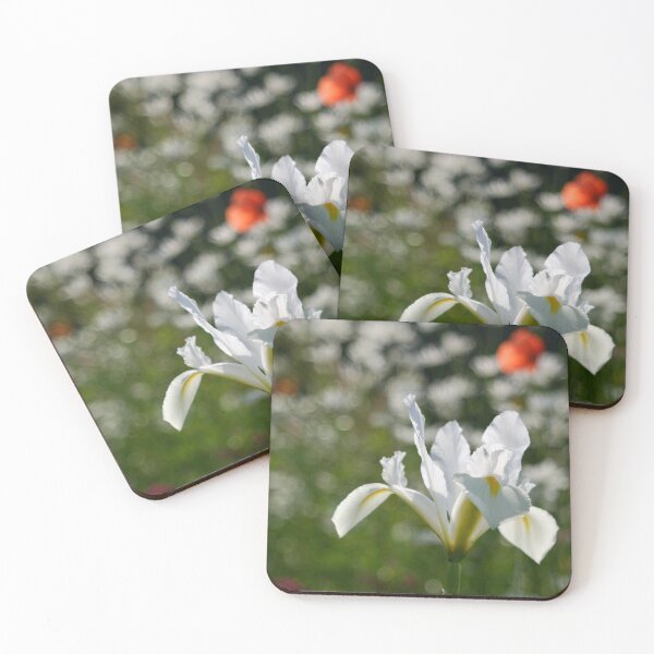 Item preview, White iris designed and sold by Latch Farm  Studios.