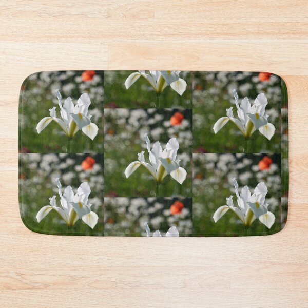 Item preview, White iris designed and sold by Latch Farm  Studios.