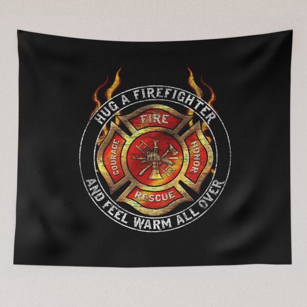 Item preview, Hug A Firefighter And Feel Warm All Over designed and sold by Meliafroggy.