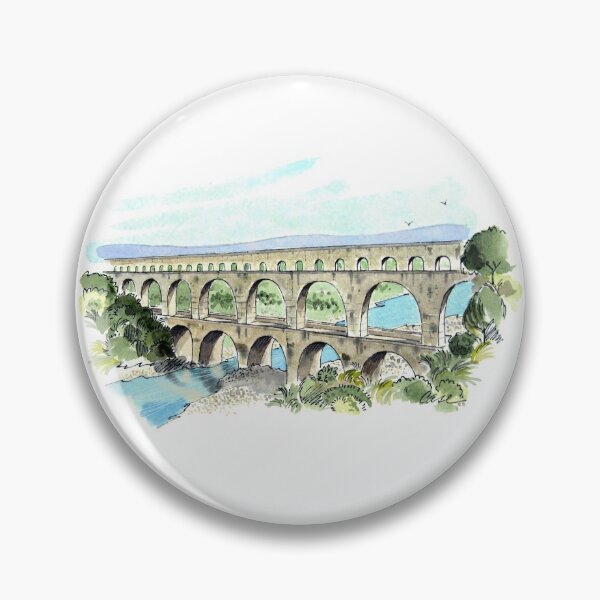 Item preview, Pont du Gard Aquaduct designed and sold by danastuff.