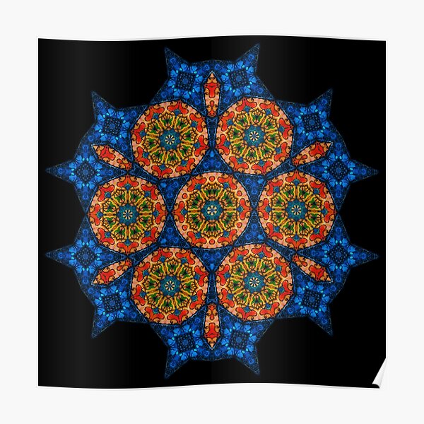 Download 3d Mandala Posters Redbubble