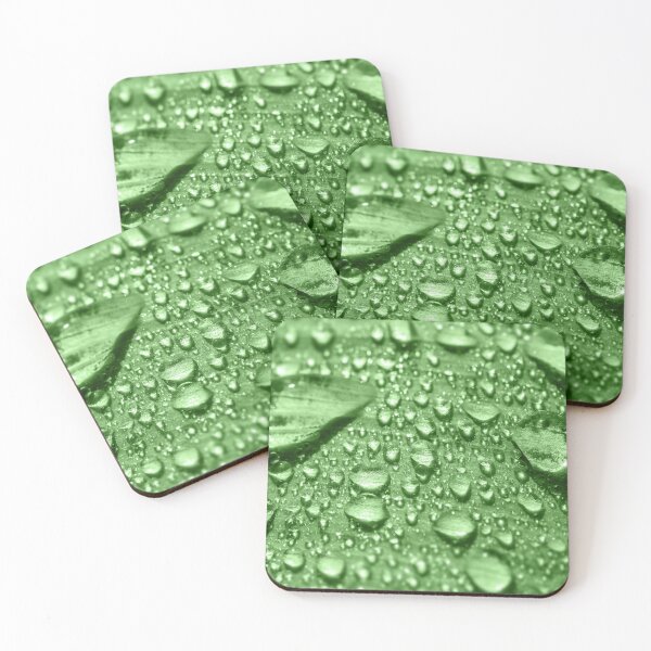 Item preview, Morning dew water drop on leaf fresh nature full frame designed and sold by Grégory DUBUS.