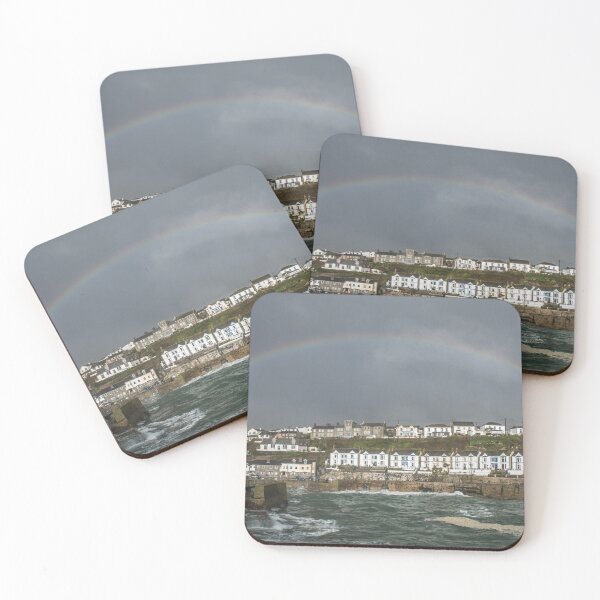 Item preview, Rainbow over Porthleven,a Cornish Coastal and FishingTown. A beautiful place to visit and wander round (and maybe see rainbows too!) designed and sold by Cameranick.
