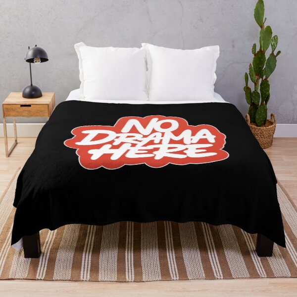 Item preview, No Drama Here red design designed and sold by Zagach Letters.