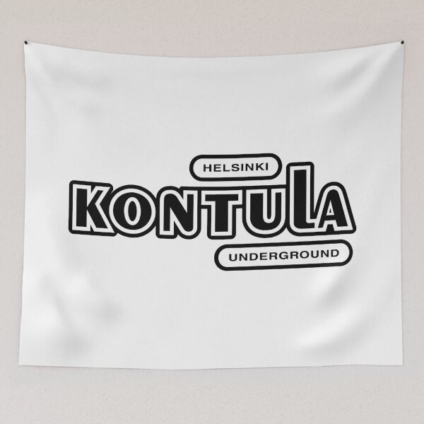 Item preview, Helsinki Kontula Underground (musta teksti) designed and sold by futurytmi.