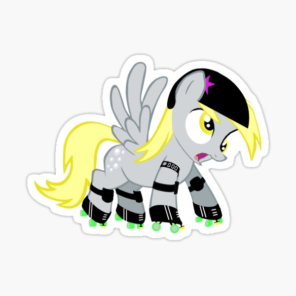 Roller Derpy  Sticker