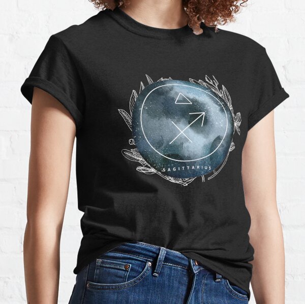 Luna Zodiac Sagittarius Glyph Classic T-Shirt