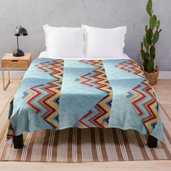 Item preview, Blue, red, orange, yellow Aztec design designed and sold by Dwindell.