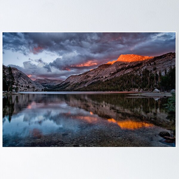 Tenaya Lake Sunset 2 Poster
