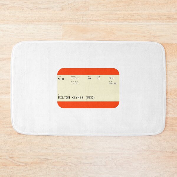 Item preview, Milton Keynes Train Ticket designed and sold by sebastiandoe5.