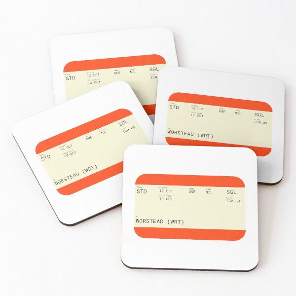 Item preview, Worstead Train Ticket designed and sold by sebastiandoe5.