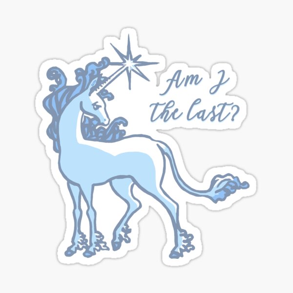 The last unicorn Sticker