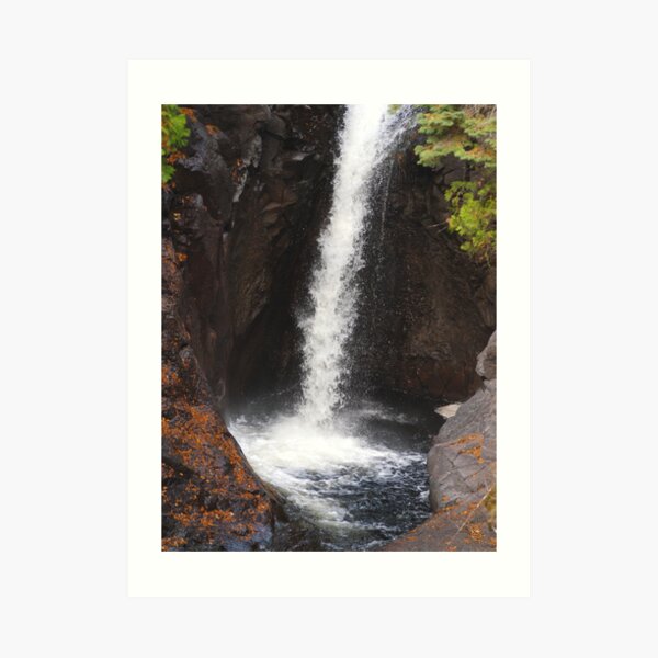Cascade River Falls Art Print