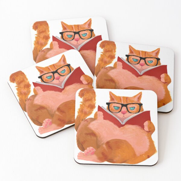 Item preview, The reading cat designed and sold by C-Gata.