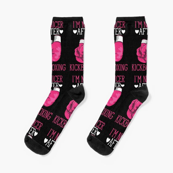 Funny Kickboxing Martial Arts Gift For Kickboxer Socks for Sale