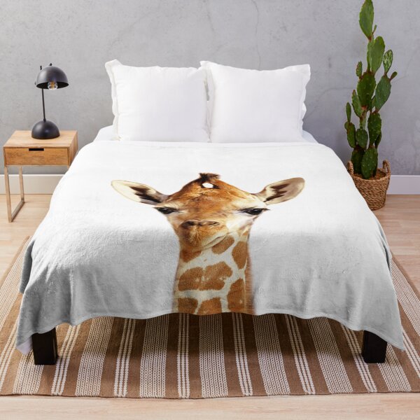 Artikelvorschau, Baby Giraffe Kunstdruck von Zouzounio Art entworfen und verkauft von zouzounioart.